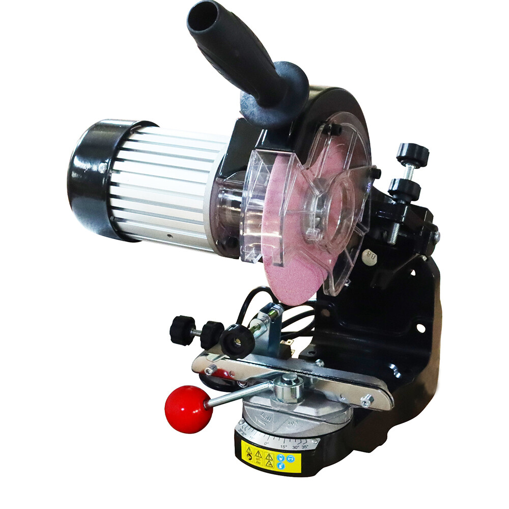 TECHTONGDA Chain Grinder Chainsaw Saw Chain Bench Grinder Sharpener 110V Φ22.2mm