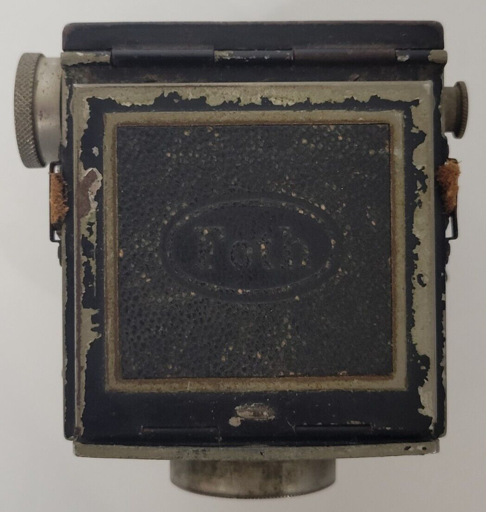 FOTH-FLEX Camera Germany VTG Dual Lens Anastigmat Detached Strap UNTESTED