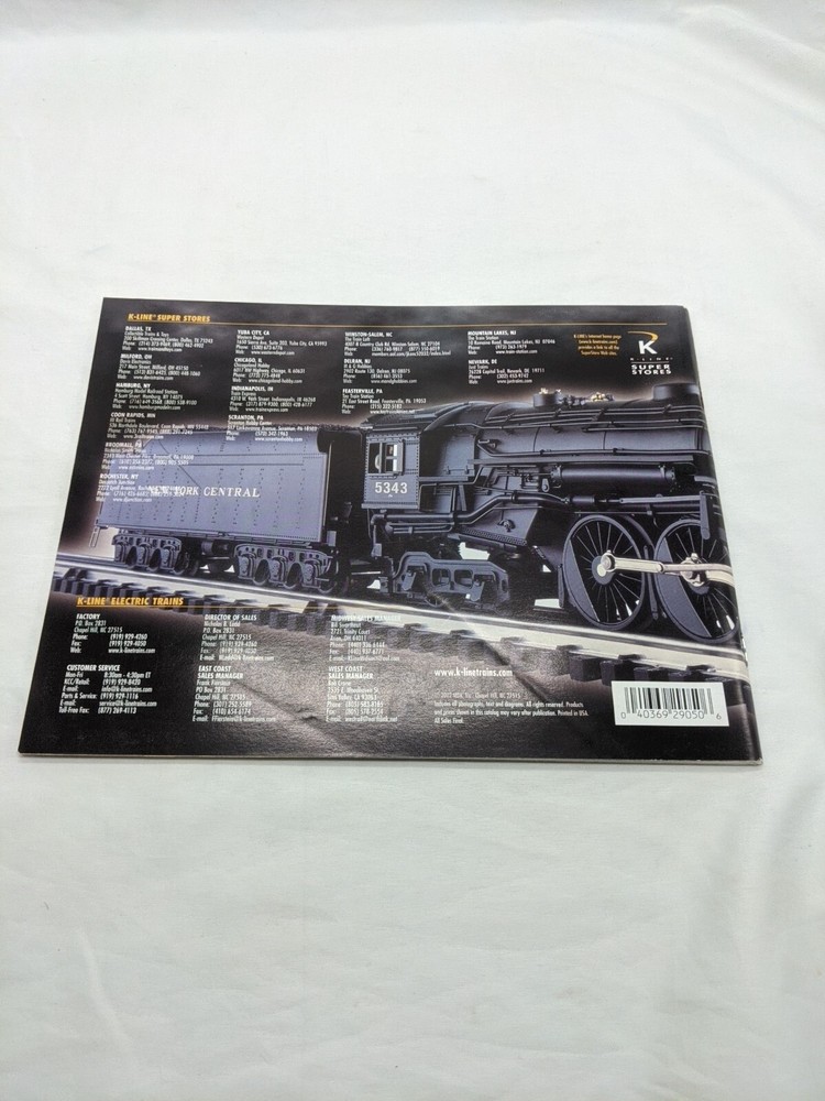 Set Of (2) 2002 Kline Train Catalogs First And Second Edition