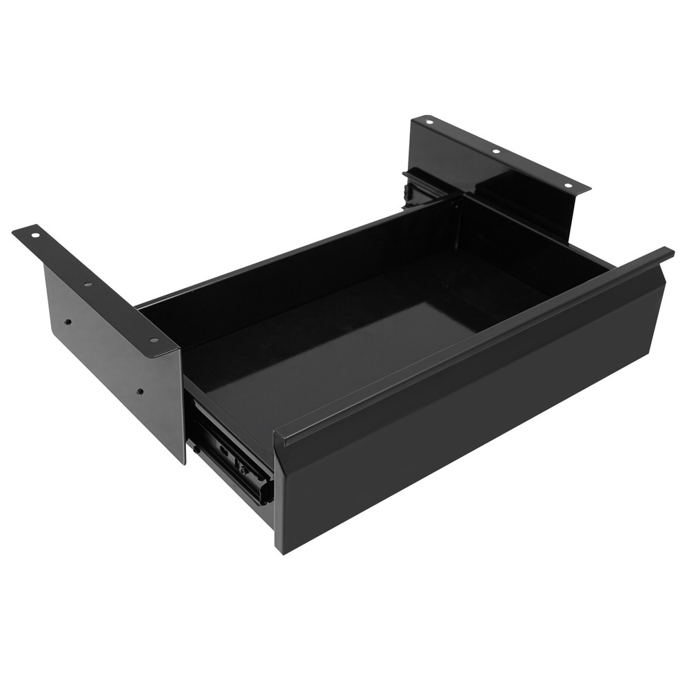 Under Desk Sliding Pull-Out Drawer Organizer for Office and Home Use