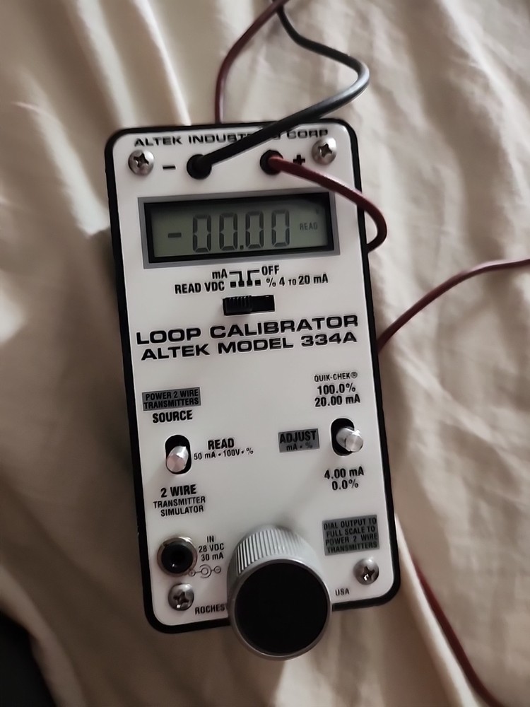 Altek 334A Loop Calibrator Pre-Tested Tested Working Great Condition