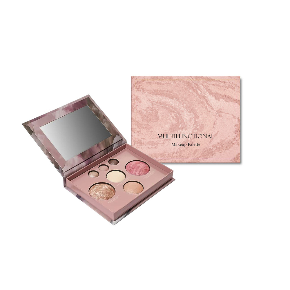 Multi Functional Makeup Pallet – Eyeshadow Contouring Blush Highlight Use 💄
