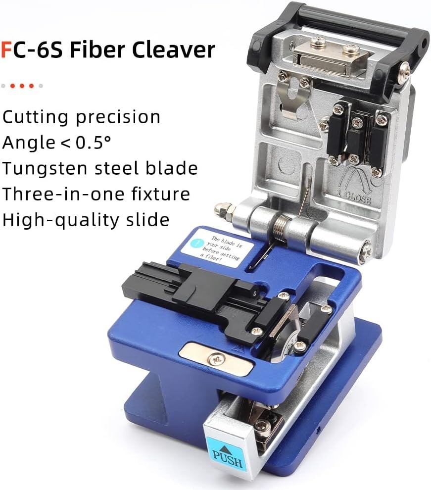 FTTH Fiber Optic Cold Connection Assembly Termination Tools Kit Bag with Visual