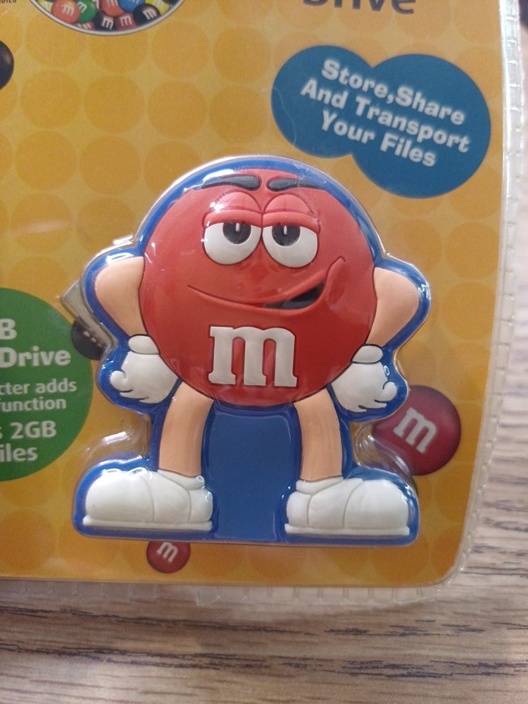 M&M's 2GB USB Memory Drive Red M&M 2010