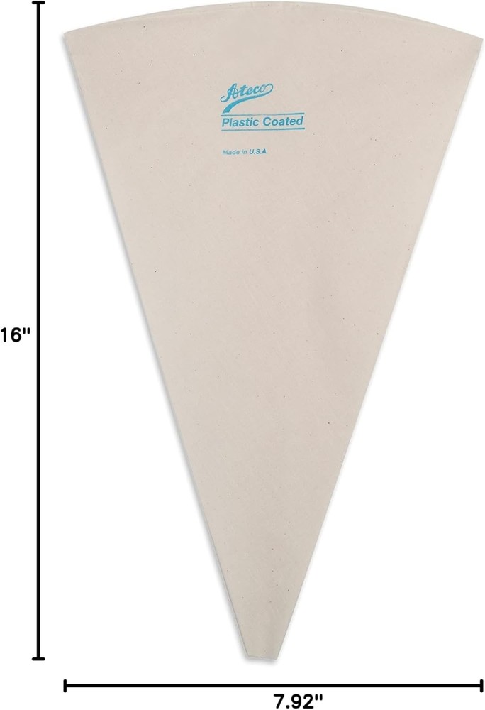 16" Reusable Plastic Coated Pastry Bag | Cake Icing Decorating Tool