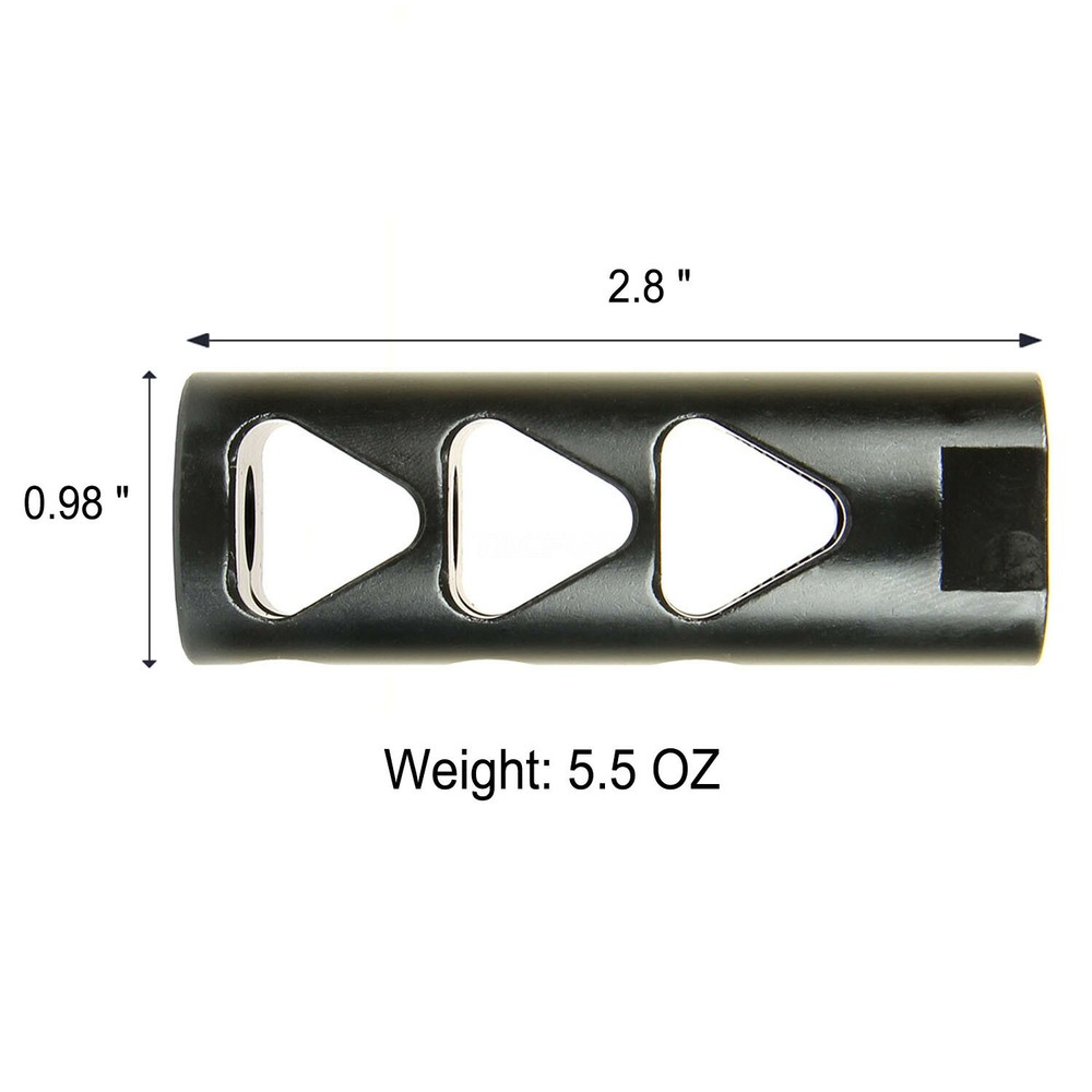 Steel 5/8x24 Thread Muzzle Brake for .308
