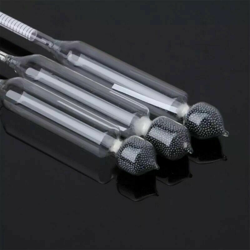 Alcohol Hydrometer Proof & Tralle Meter Distilling Tester Spirit Scale 0-100% US