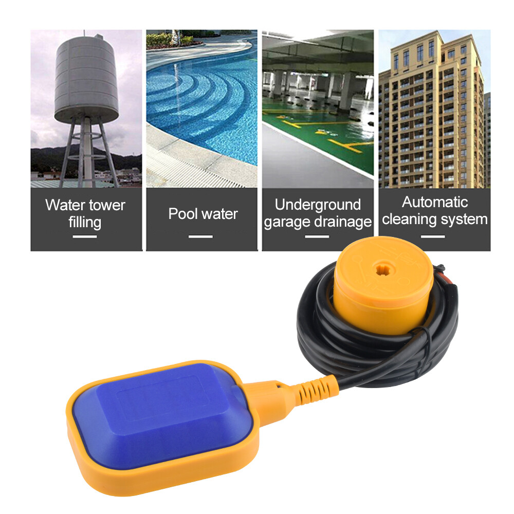Float Switch Water Level Controller 16A with 1m 2m 3m 4m 5m Cable Sensor