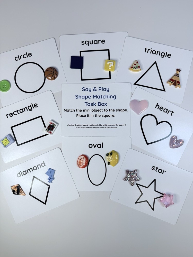 Preschool Activity Set with Mini Objects – 16 Learning Activities With Minis
