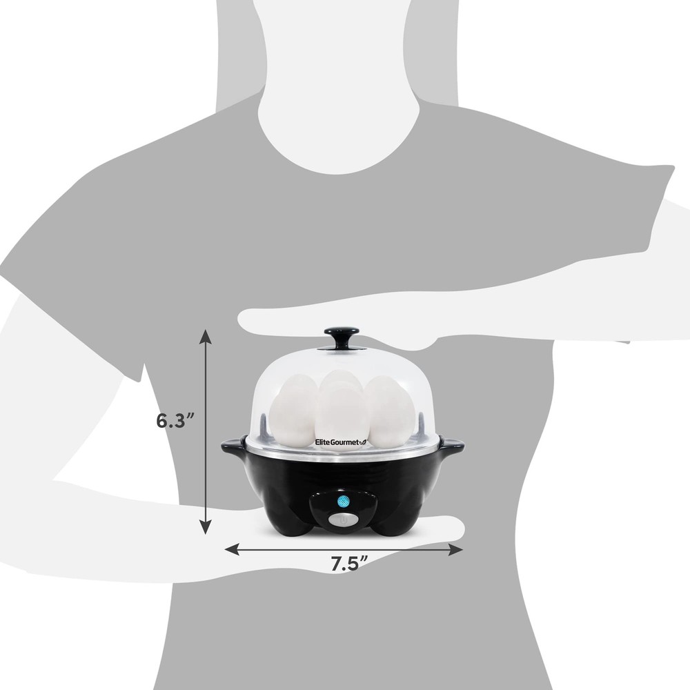 Rapid Egg Cooker for Soft, Medium, Hard Boiled Eggs, Poacher, Omelet Maker