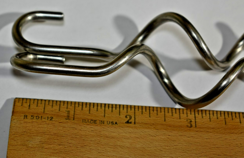 Replacement Set Unbranded Mixer Machine Dough Hooks Wire Beaters