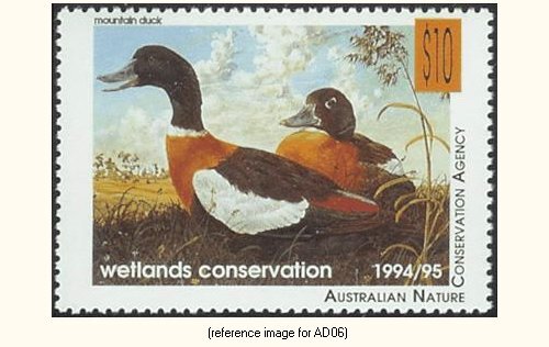 D2K Australia Duck Stamp 1994 $10.00