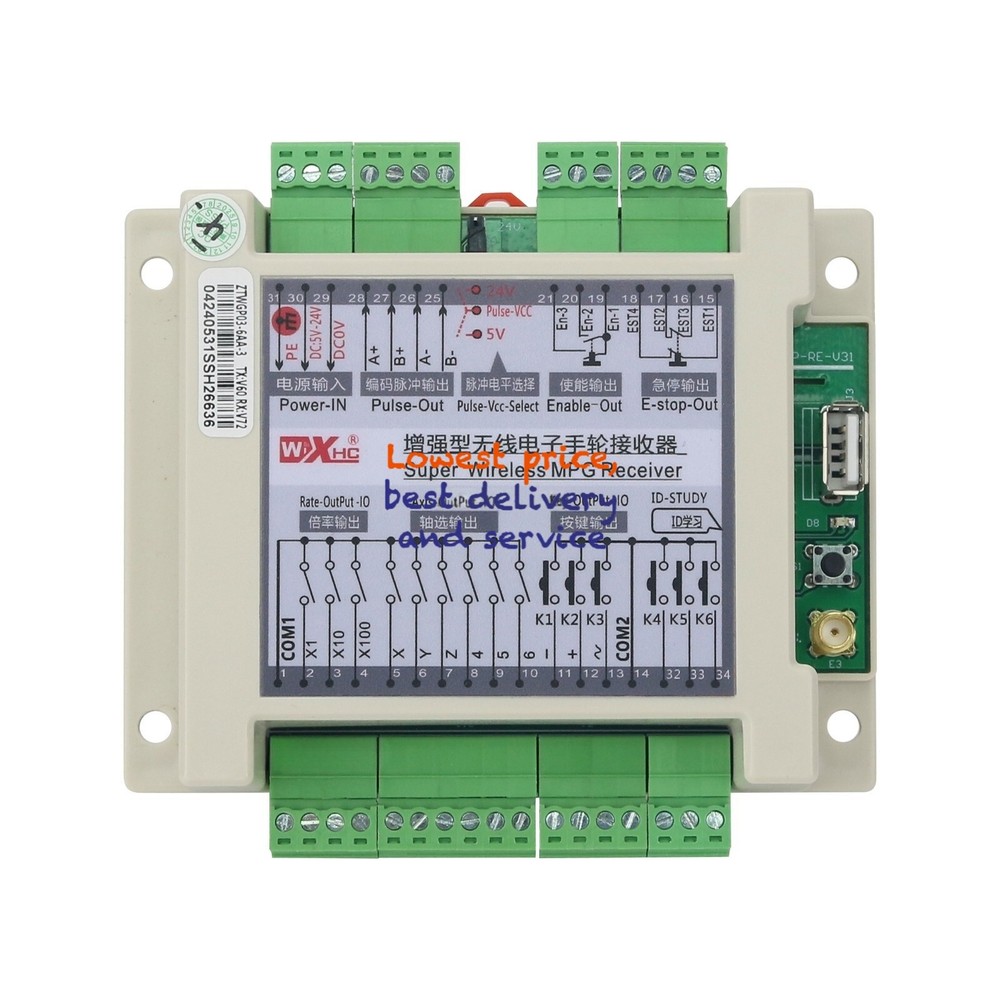 ZTWGP-3 Wireless Manual Pulse Generator with 3 Customized Expansion Buttons