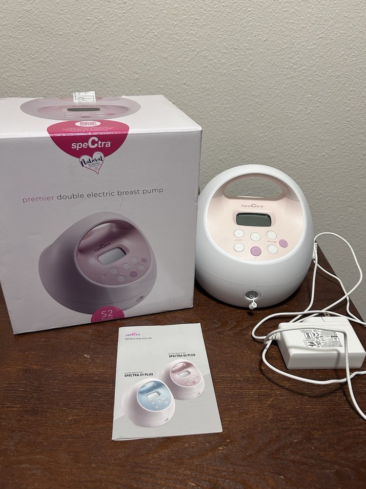 Spectra S2 Plus Double Electric Breast Pump Adjustable Settings Power Adapter