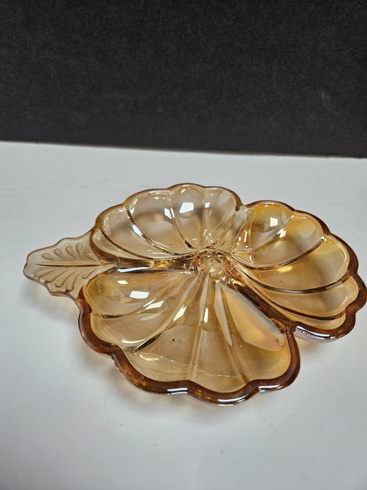 Carnival Glass 6" Nut Dish