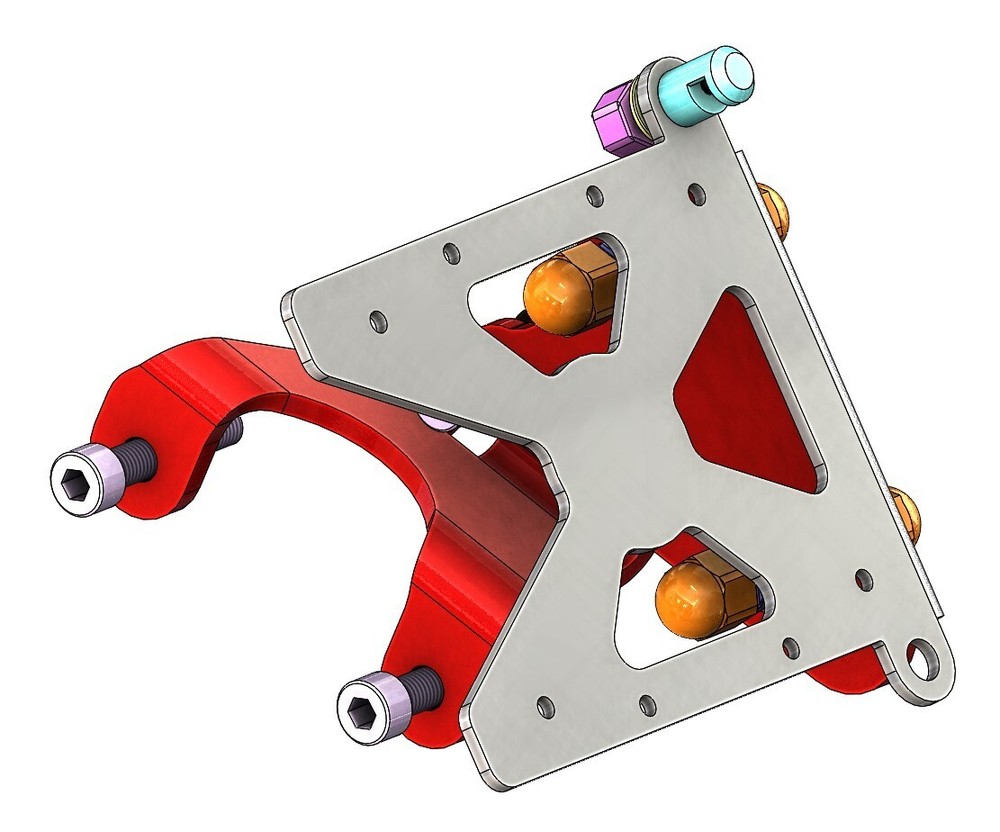Side mount license plate bracket Triumph Rocket 3 R-GT-Storm