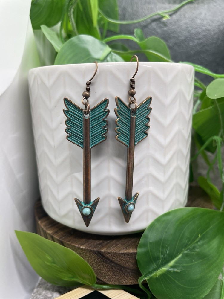2.5” Antique Retro Boho Dangle Drop Earring Set  New Free Ship B4464