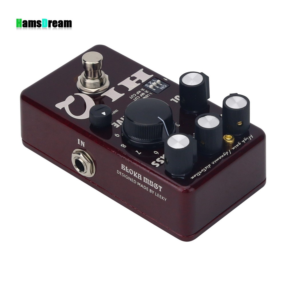 Electric Guitar Distortion Overload Effects Pedal High Gain Dynamic Effector