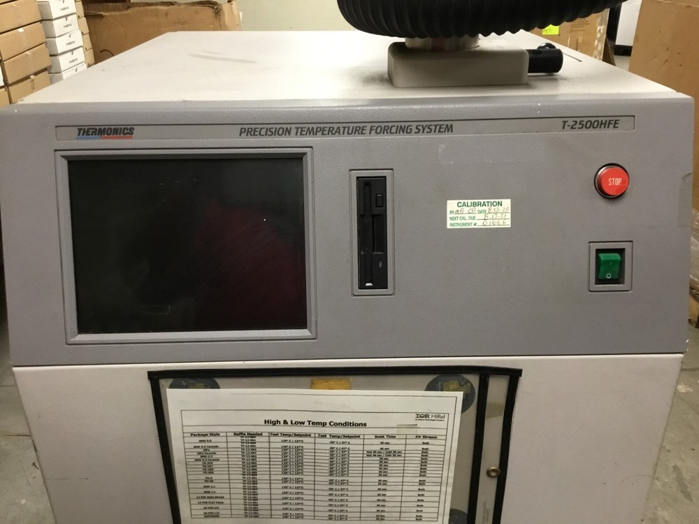 THERMONICS T-2500HFE PRECISION TEMPERATURE FORCING SYSTEM