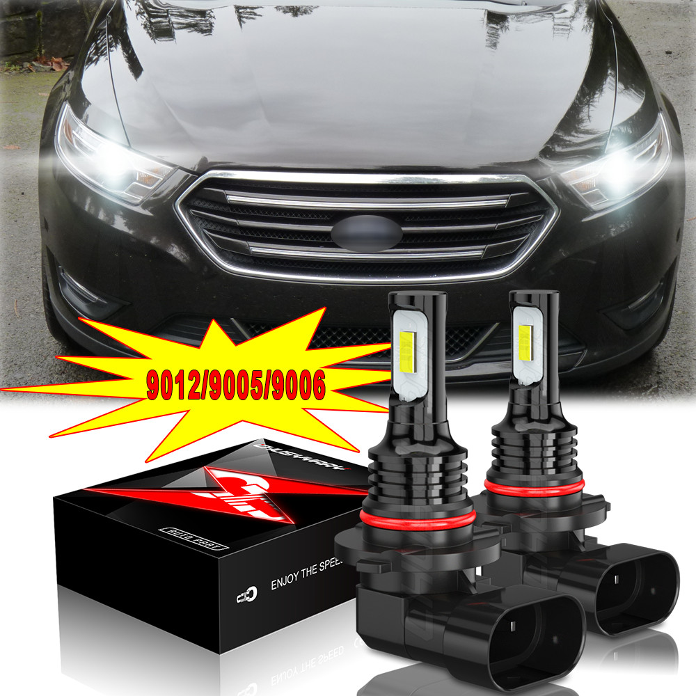 For FORD Taurus 2013-2019 2X LED Headlight Bulb 9012 6000K High&Low Beam Kit