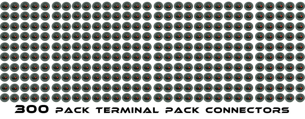 (300 PACK) SPEAKER BOX  PUSH SPRING TERMINAL CUP CONNECTOR SUBWOOFER