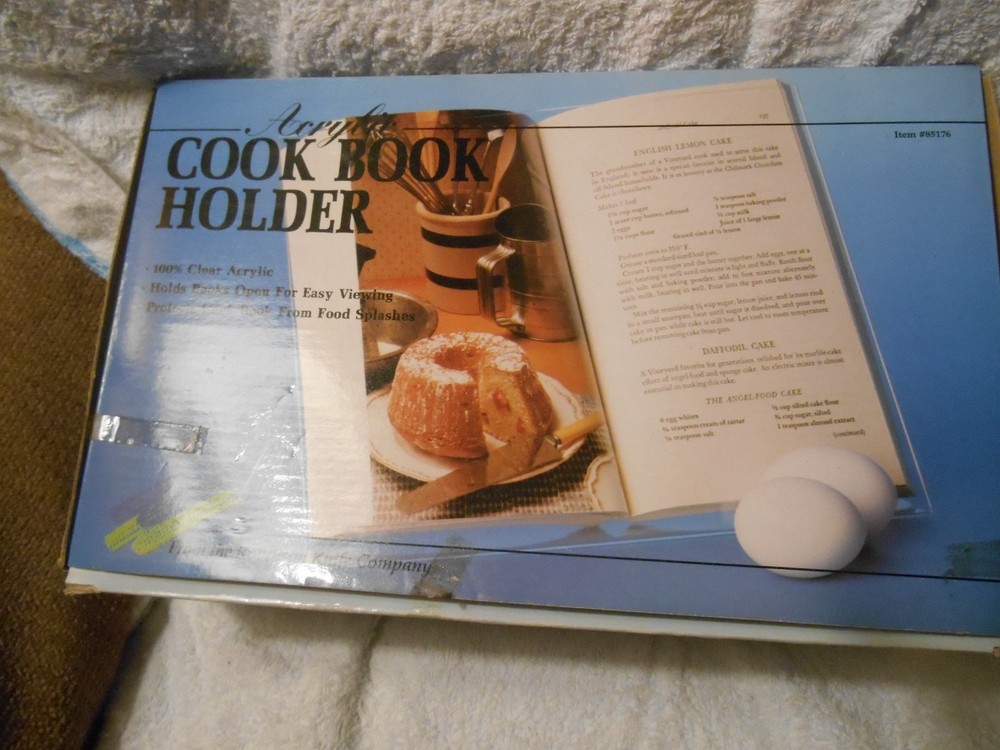 Acrylic Cookbook/tablet stand