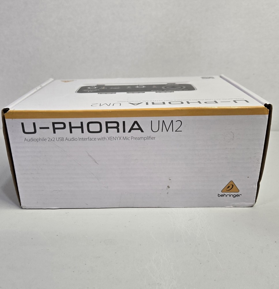 NEW Behringer U-Phoria UM2 USB Audio Interface