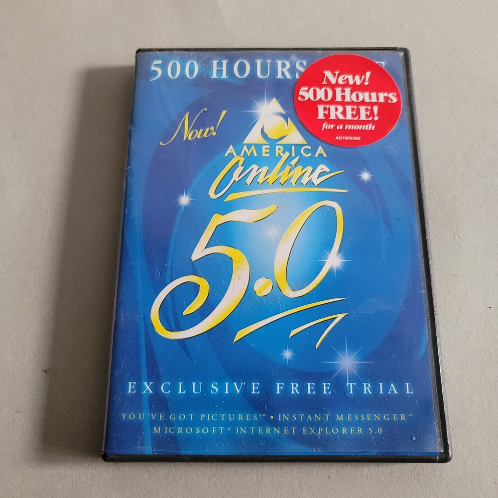America Online 5.0 • 500 Free Hours