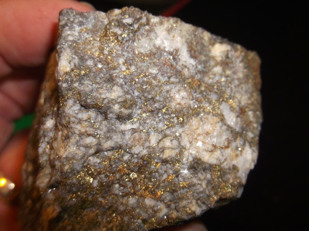 Gold, silver, copper, 259 grams samples ,ore high grade .
