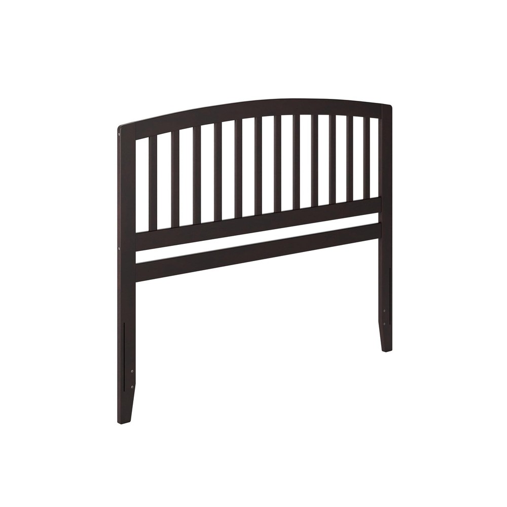 , Richmond Slatted Queen Solid Wood Headboard, Espresso