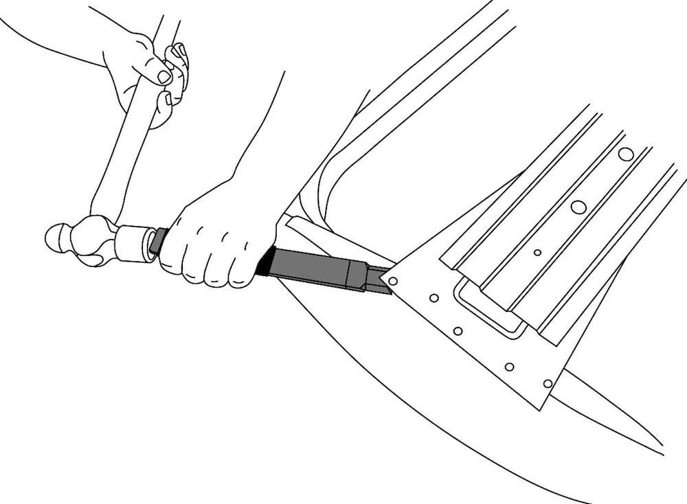 51900 Spot Weld Chisel, One Size, Factory