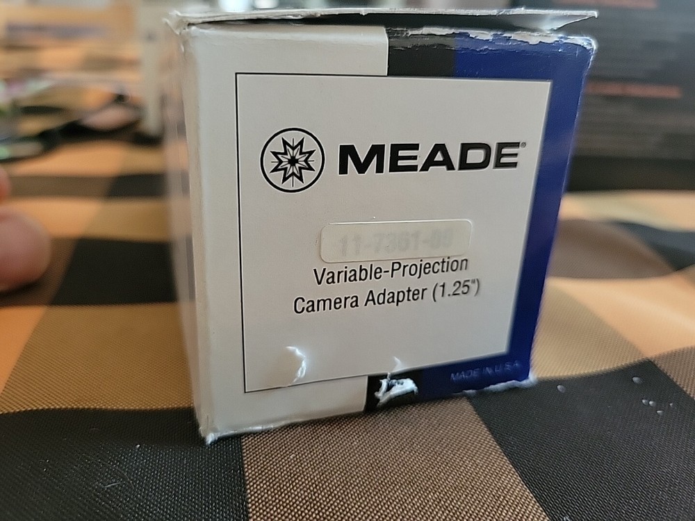 Meade 1.25" Variable Projection Camera Adapter for Telescope # 07361