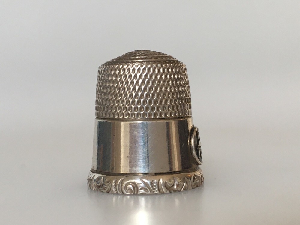 Silver SIMMONS TCI Convention 1984 Philadelphia Thimble
