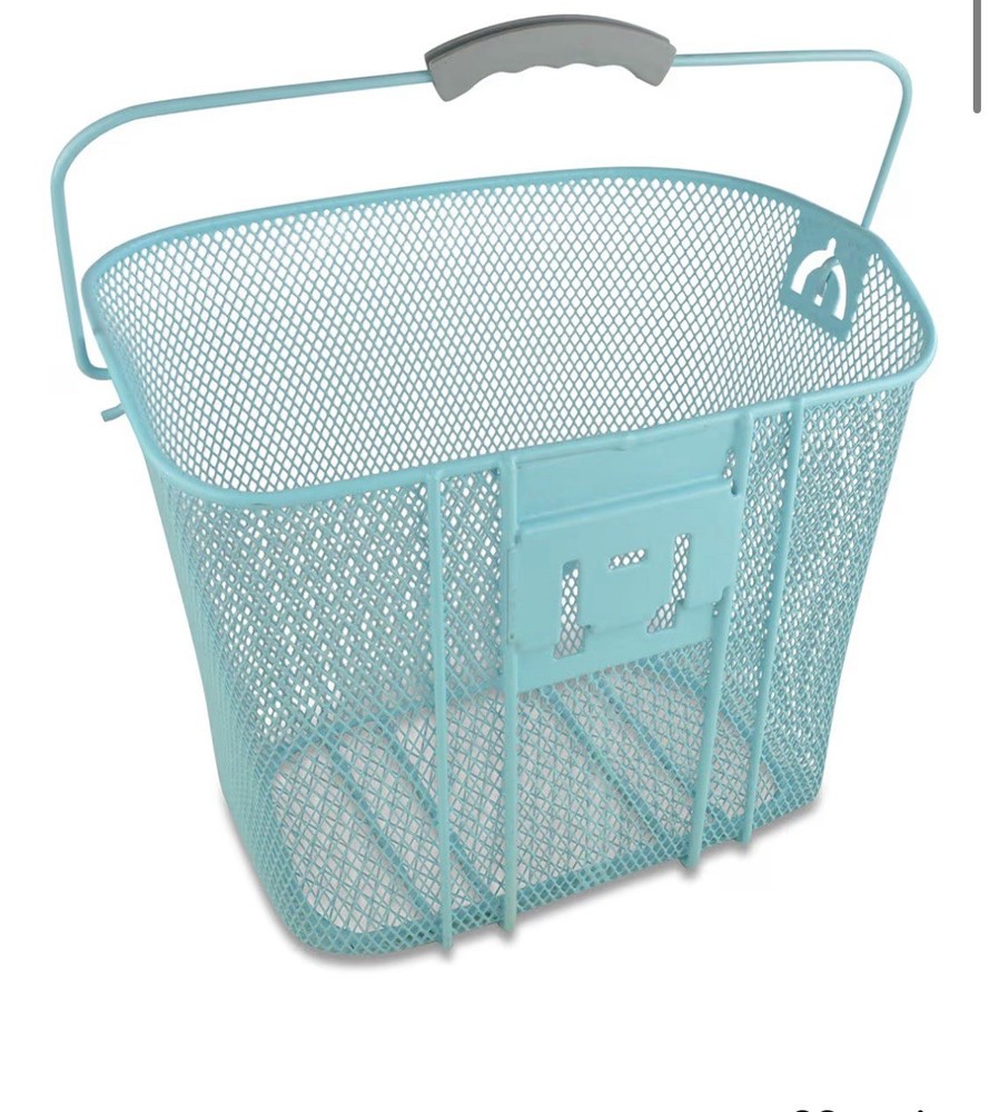 BIRIA Bicycle Basket with Quick Release Universal Bracket, Front Quick Release B