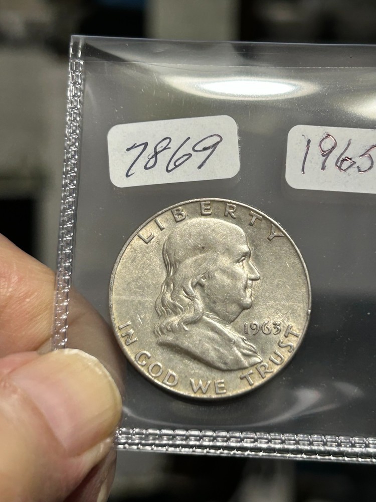 1963 D FANKLIN HALF DOLLAR