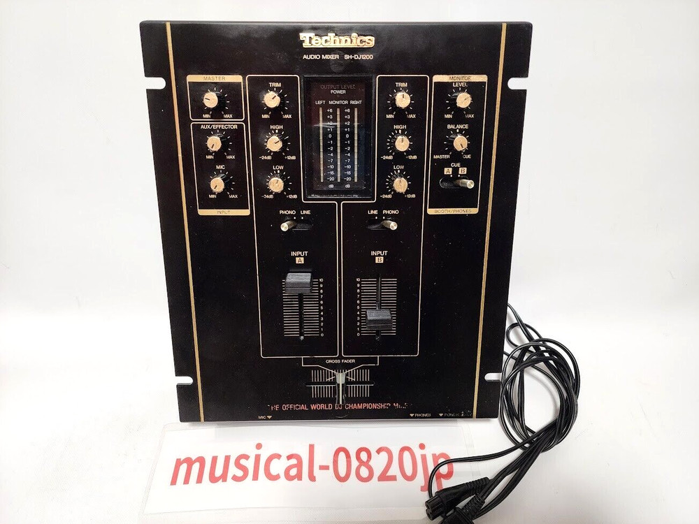 Technics SH-DJ1200  Black Audio Mixer DMC