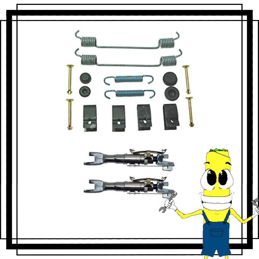 Rear Brake Drum Spring Hardware Kit for Ford Transit Connect 10-2013 (see chart)