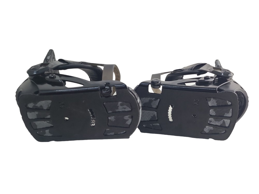 Ride Micro Kids Snowboard Bindings 1x1 Extra Small Black