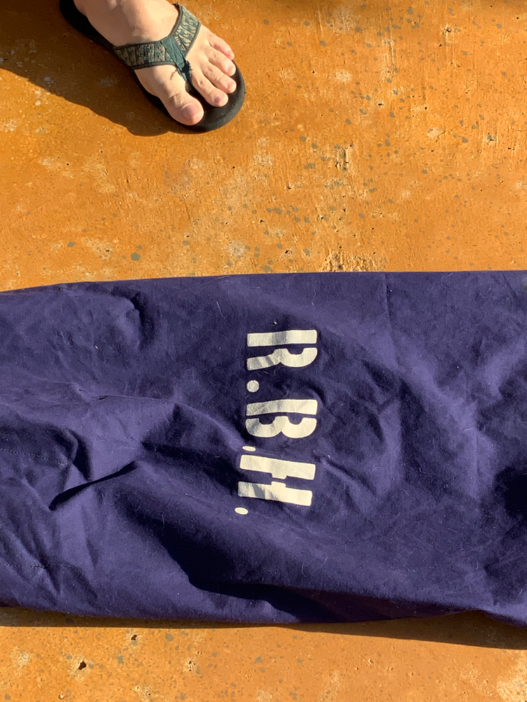 Small Blue Military Duffle Bag