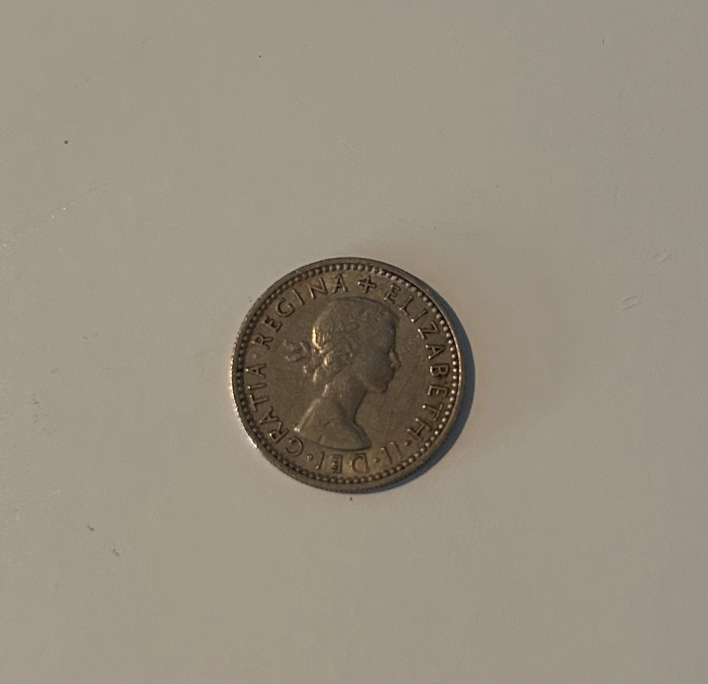 1958 Sixpence Coin