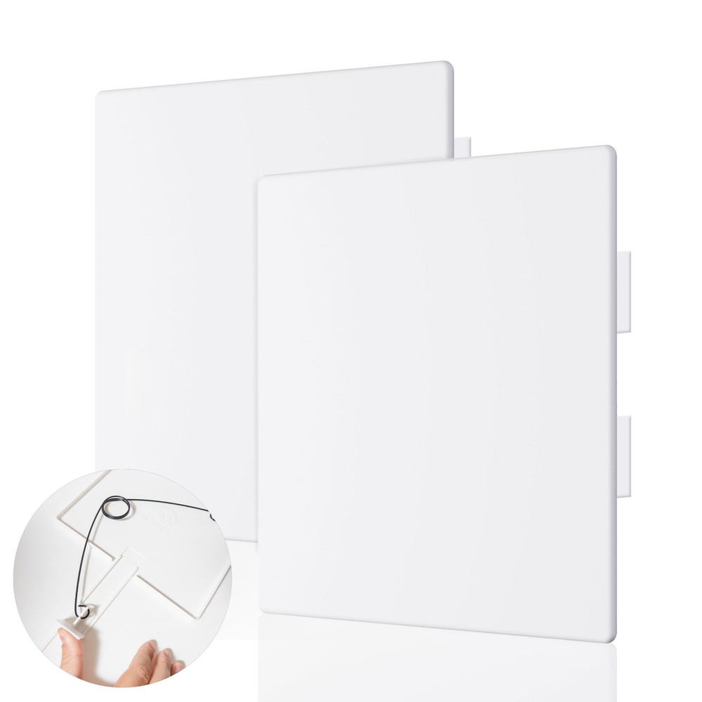 Morvat 14x14 Adjustable Spring Access Panel for Drywall & Ceiling, 2 Pack