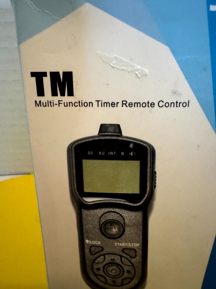 JJC TM-D Multi-Function Timer Remote Control Black for Panasonic Lumix Camera