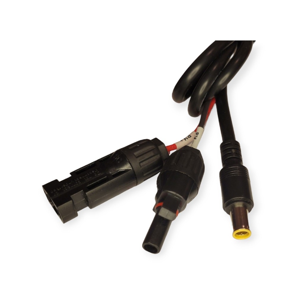 2 - 5 ft DC5521 Solar Photovoltaic Cables - Solar Panel Cables