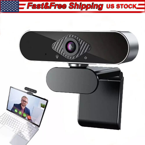 1080P Full HD USB Webcam for PC Desktop,Laptop Web Camera with Microphone