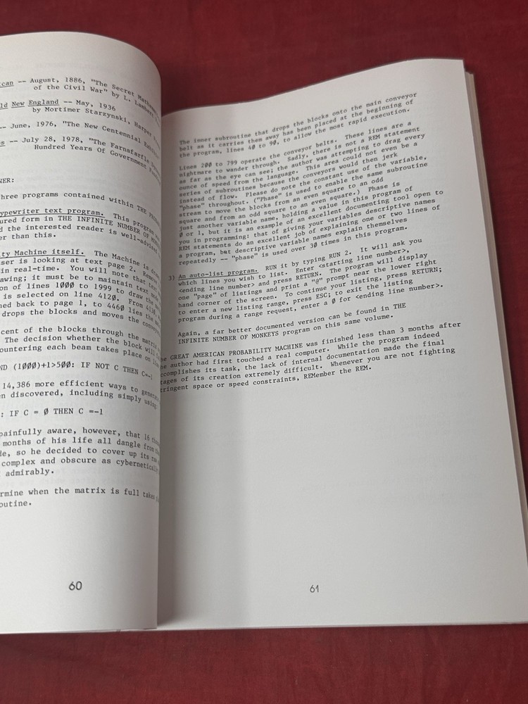 1978 Apple Software Bank Contributed Programs Vol 3-5 Bonus Issue Vintage Book