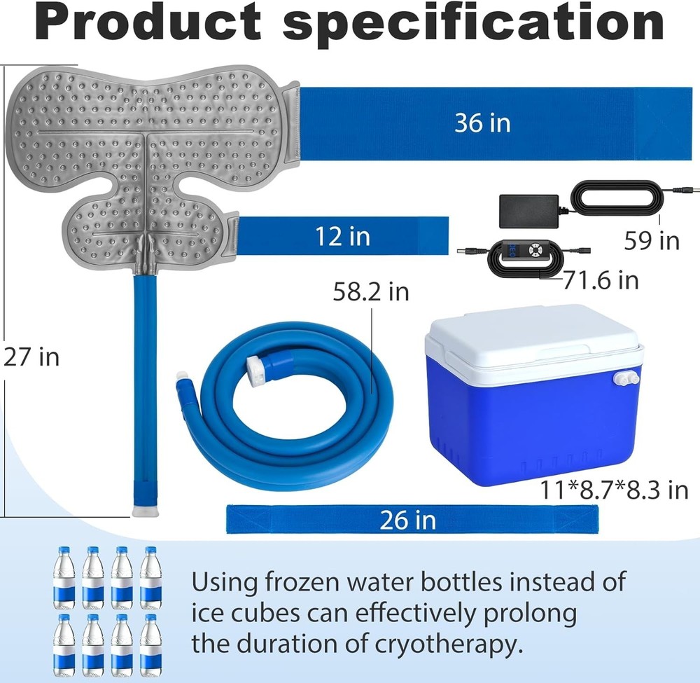 6Qt Cold Therapy Machine Shoulder Ice System Compression Pad