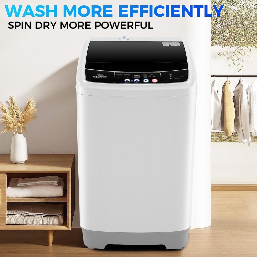 Washing Machine Full-Automatic Portable Washer Combo with Drain Pump 10 Program
