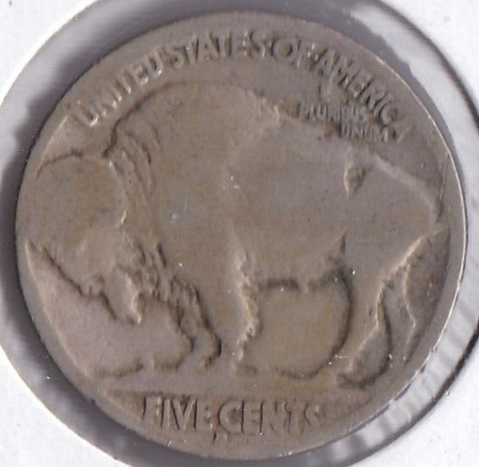 1917-D Buffalo Nickel Acid Dated L5
