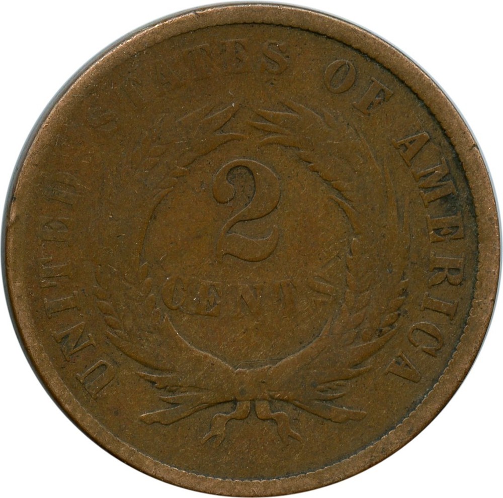 1867 Shield 2 Cents 2 Cent Piece