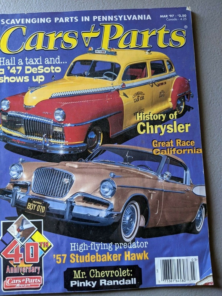 1957 Studebaker Hawk Cars & Parts Magazine